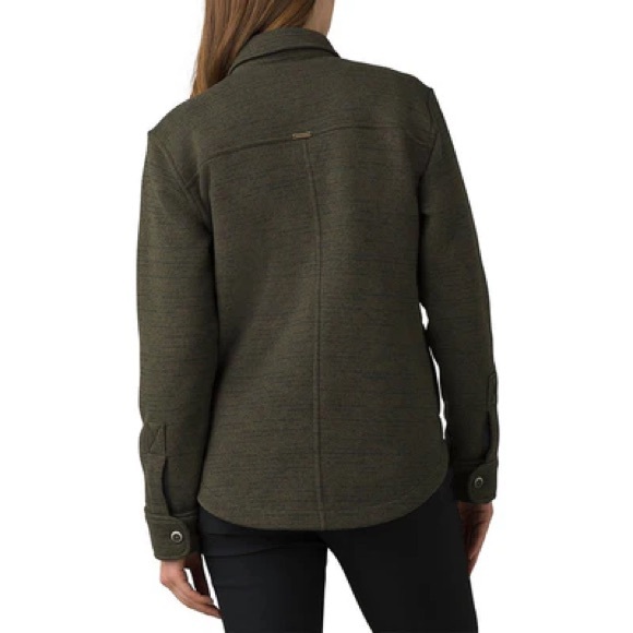 Prana Women's tri-thermal shacket Olive Green Jacket X-Large - Picture 3 of 9